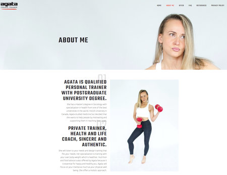 Website preview AgataPT